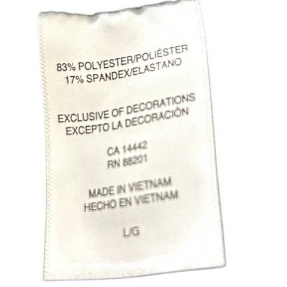 Mondetta Performance Luxury Brushed Jacquard Blue Legging Size Large - Picture 6 of 6